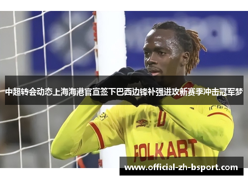 中超转会动态上海海港官宣签下巴西边锋补强进攻新赛季冲击冠军梦